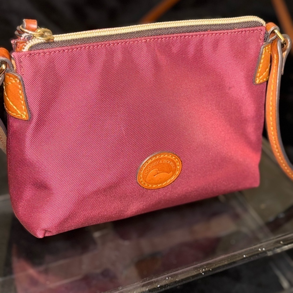 Dooney & Bourke Maroon Crossbody Bag - Picture 1 of 16